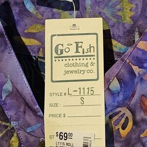 Women's Purple Floral Blouse